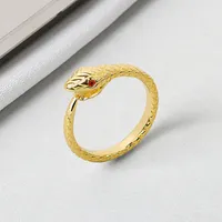 S925 Sterling Silver Snake Ring Women's Fashion Niche Index Index Finger Oping Personalible OWEM284J