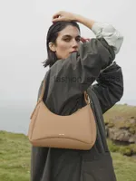 프랑스 스타일의 새로운 볼린 진짜 가죽 숄더백 여성 선적 가방 여성 메신저