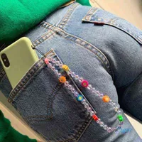 Lanière à chaîne de téléphone mobile Miiqnus Clay pour cas de téléphone Charme Clear Perles Colorées Bretelles Colorées Sous Tchaines AA220318