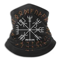 Scarves Norse Compass Bandana Scarf Mask Scarfs Neck Warmer Headwear Mythology Viking Runes Vikings Odin God