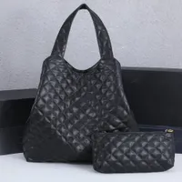 yslity handbag Fashion Shopping Bags Luxury Bag Genuine Leather Check Women Handbag Designer shoulder Tote Top quality Large miaoqibags Beach bags luxurys TLSS