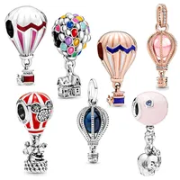 2021 Fashion Jewelry Gifts for Women 925 Sterling Silver Bracelets Beadsdiy Hot Air Balloon Charms Fit Original Pandora Pendant