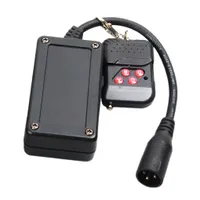 AUCD AC 110V 220V Portable 3 pin XLR Interfaz RF Control remoto Wirless Fog Machine Emisor Receptor para 400W 900W 1200W Fogger DJ Show Piezas de etapa SM-400W-IR