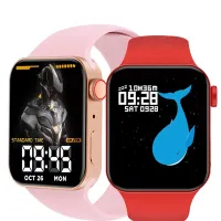 IWO Series 7 Smart Watch de 1,75 pouce Face DIY Face Braveuses cardiaques Hommes Femmes Fitness Tracker T100 Plus Smartwatch pour Android Xiaomi iOS Téléphone PK R7 W26 W37 T500
