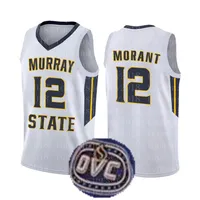 NCAA JA MORANT MURRAY State College Jersey Mens College Basketball Wears St188L