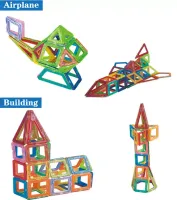 184pcs-110pcs mini blocos magnéticos Conjunto de construção de designer Modelo Construção de brinquedos educacionais de brinquedos para crianças gif