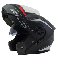 Motorradhelme Bld Modular Dual Objektiv Helm Sicherheit Downhill Flip Flow Motocross Racing Vollge Gesicht Casco Moto