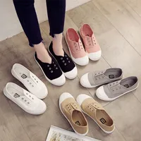 Automne Slipon Lovers Canvas Chaussures Femmes Allmatch Trend Chaussures blanches Summer Summer Flat Bottom Casuals Male Sneakers 220715