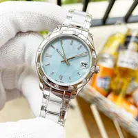 Women Watch Automatic Mechanical Watches Ladies Wristwatch 33mm Montre de Luxe High-End-Perlmutter mit hoher Qualität TRA324E
