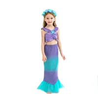 Vestidos informales Mermaid Princess Dress Girls Spring y Summer Tail Prom Ropic