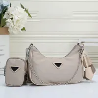 moda naylon kadın lüks erkekler tasarımcılar çanta bayan çapraz tote hobo omuz cüzdan çanta çanta cüzdan 2 parça set