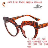 Gafas de sol Producto terminado Gafas de bloqueo de luz azul para mujeres Cat Eyeglasses ópticas Miopía miopía nxsunglasses