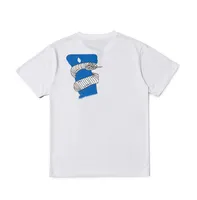 Mens White Snake T Shirt Designer T-shirt Kvalitet Hip Hop Tshirts Män Kvinnor Fashion Letter Tryck Kort Sleeve Streetwear Summer Tops Tees Asian Size S-XL