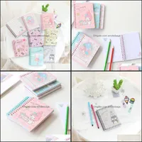 Notepads Notes Office School Supplies Business Industrial PCs/Los Kawaig Cat Coil Notebook niedliche tragbare Note Buch Diary Planer Schreibweise