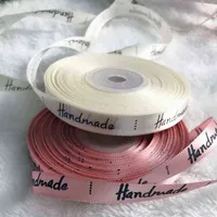 25Yards Handmade Ribbon Satin Ribbon Wedding Party Favor Dragee Gift Box Cake Boxes Packaging Ribbon Gift Bags Wrapping Supplies T220714 T220714