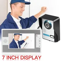 Wired 7 inches TFT Doorbell Security System Intercom Home Door Video Night Vision CCTV Monitors for House12517