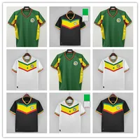2022 Senegal Soccer Trikots Weltmeisterschaft Nationalmannschaft 2023 Koulibaly Gueye Kouyate Sarr Kit 22 23 Fußballhemd Kinder 2002 2003 Retro Vintage White Green