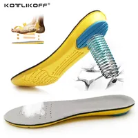 Insertos de zapato de Kotlikoff Pap Isolas de deporte suave Memory Memory Foam al aire libre Carrera de silicona Gel Cushion Isolas ortopédicas 220713