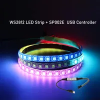 Strips Strip Addressable Pixel Tape With SP002E USB Controller For TV Back Under Cabinet Lamp 1m 2m 3m 4m 5m DC5VLED StripsLED LED