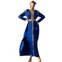 Casual Dresses Turkish Girls For Eid Epaulets Tassel Long Dress Party Elegant Maxi Fashion Robe Abaya Muslim 2022