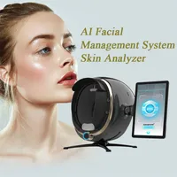 Sistema di diagnosi della pelle 3D 8 Spectrum Analisi della pelle Magic Mirror Face Scanner Strumento Immagine di intelligenza artificiale per l'attrezzatura di bellezza del salone