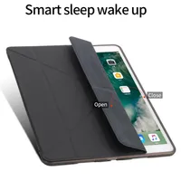 IPad Case Silicone Soft Back For iPad pro10.5 2019 Case ipad23 10.2 mini4 5 Pu Leather Smart Cover Case292W