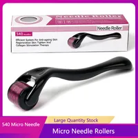 540 Roller Micro Needles Rollers 0.2/0.25/0.3/3.0mm Length Titanium Microniddle For Face Skin Care Body Treatment With Box Packing 256