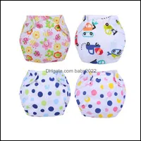 Cloth Diapers Diapering Toilet Training Baby Kids Maternity 1Pc Baby Adjustable Children Reusable Nappies Dhem0