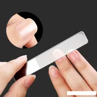 Profesyonel Dayanıklı Nano Cam Tırnak Dosya Manikür Dosyaları Nail Art Cam Tampon Parlatma Granding