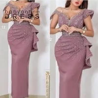 Nieuwe Arabische Dubai V-hals Doight Avond Prom Dresses Lange Caftan Party Crystals Beading Party Jurken Vestidos Montalla