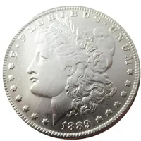 90 ٪ Silver US Morgan Dollar 1889-P-S-O-CC New Old Color Coor Coin Coin Brass الحلي النحاسية الملحقات المنزل 2703315Z