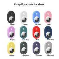 2022 New Cases for Apple AirTag Case Silicone Key Chain Anti-lost Device Protective Cover Air Tag Shell