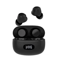 TWS YK21 Wireless hoofdtelefoon Bluetooth oortelefoons aanraakregeling Waterdicht LED -display 9D Stereo Headsets Lage latentie EEABUDS