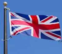 3*5ft UK FLAG Queen Elizabeth II Förenade kungariket National Flags Hanging Banner Flag England British Home Party Decor 85*144CM LJA13432