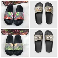 Designer Slides Mens dames slippers zomer sandalen strand dia plat platform dames sandali badkamers badkamer schoenen causale slipper