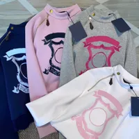 Sweinshirts para mujer diseñadora Sweater de estampado de la letra de la letra de moda de la mejor calentadora del invierno