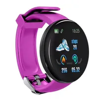 New D18 Smart Wristbands Watches Bracelet معدل ضربات القلب المضاد للماء شاشة ألوان ضغط الدم الرياضة Tracker Smart Bandband SmartBan2694