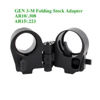 AR Folding Stock Adapter Tactical Accessoires M4 M16 Gen3-M f￼r AR15/.223 AR10/.308 Jagdgewehr Aluminiumlegierung