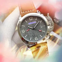 Top quality Men Full Function Quartz Stopwatch Mens Watches All Dial Work Quartz Watch Rubber Leather Belt Sapphire glass mirror men's Wristwatch