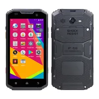 غير مؤمن IP68 مقاومة للماء الهواتف المحمولة في الهواء الطلق الرياضية Sport Shockproof 4G LTE الهاتف المحمول 5.0 "2G RAM 16G ROM Google Play NFC GPS WiFi Long Standby Smartby Phone