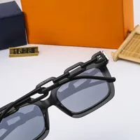 Nya ankomster Designer Solglasögon Lagrade män Kvinnor Brin Brin Metal Vintage Solglasögon Style Square Frameless UV 400 Lens Original Box and Case