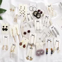 10Pairs Lot Fashion Dangles Earrings Dangle Chandelier For Craft Jewelry Earring Gift Mix colors EA9017278F