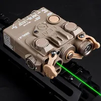 Nuovo vista laser a caccia di Airso soft dbal-a2 mini fucile tattico peq verde ir laser a led bianca illuminatore illuminante box225e box225e