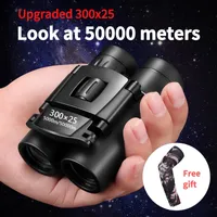 300x25 HD Kraftfull kikare 50000m Long Range Kikare Bak4 FMC Optik Mini Teleskop för jakt Camping Utomhussporter