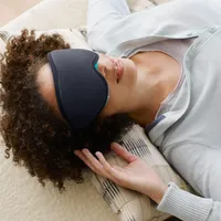 Mémoire 3D Mémoire Sleek Sleep Mask Femmes Softs Men Men Eye Patches Confort en trois dimensions Conception Face Masque Night Breathable 279b