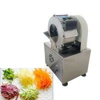 Máquina de corte automática multifunción Comercial de zanahoria de papa eléctrica jengibre cortador de vegetales triturado3039