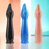 Übergroße Simulation Faust Dildo Hand Touch G Punkt Anal Plug Vaginal Masturbation TPE Sauger Spielzeug Unisexy Paar schwule sexy Spielzeug