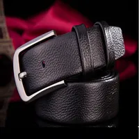 F Belt 001 New Fashion Men 's Business Belts Luxury Superman Automatic Buckle Genuine Leather Belts for Men Waist Belt SH339O