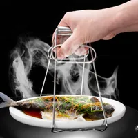 Erakova Paslanmaz Çelik Katlanabilir Sıcak Plaka Kelepçe Anti-Haşlanma Kase Atel Pot Kelepçeleri Mutfak Eşyaları Mumluk Mutfak Aletleri Envanter Toptan