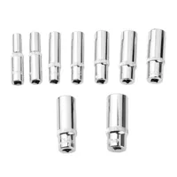 Hand Tools 1Pc 1/4 Hex Ratchets Extension Sleeve Bar Socket Adapter Drive Wrench Spanner Converter Tool 6-14MM Universal Joint